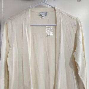 Joan Rivers Cream Sweater With Pockets